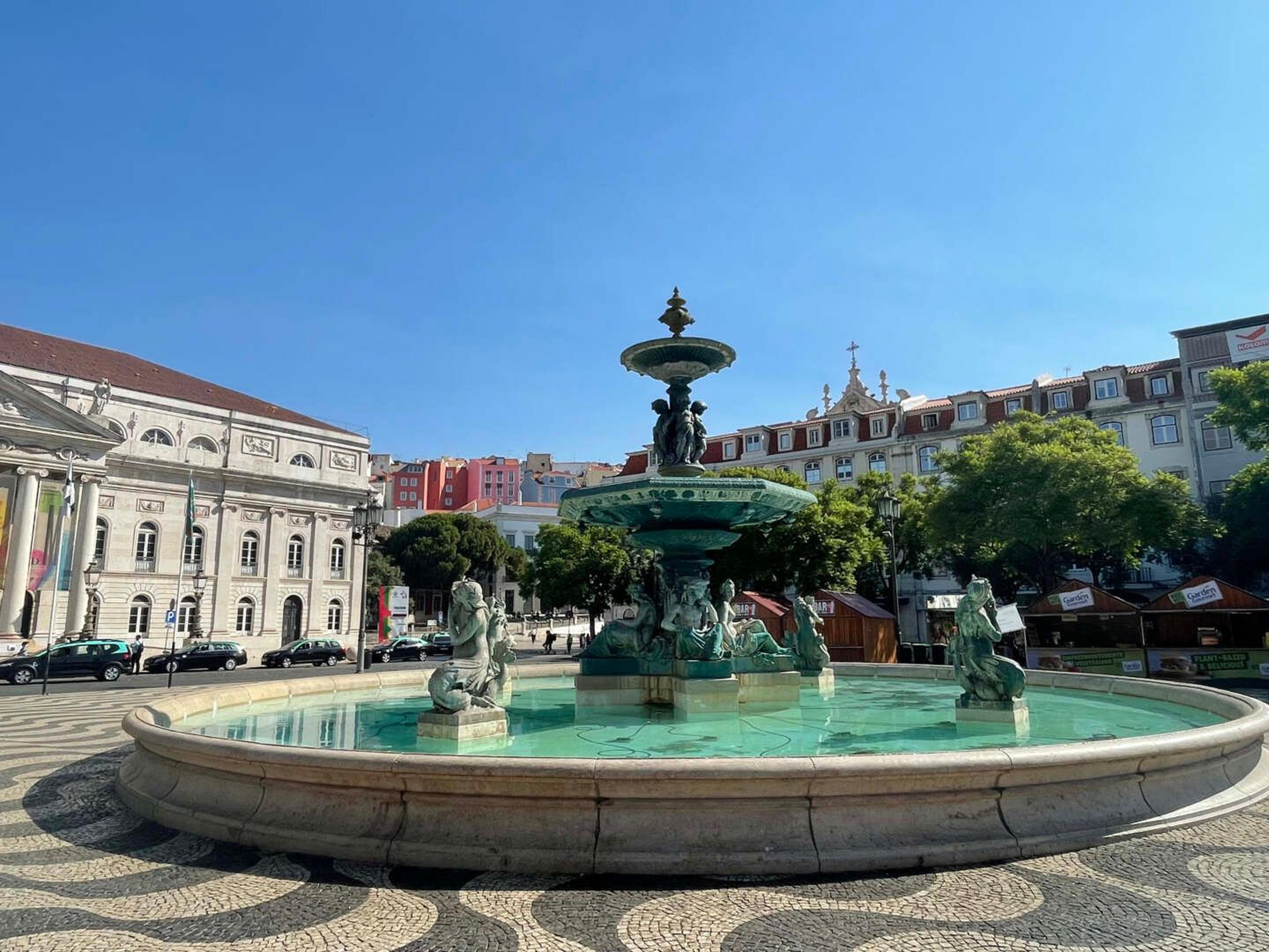 Lisbona rossio dom pedro