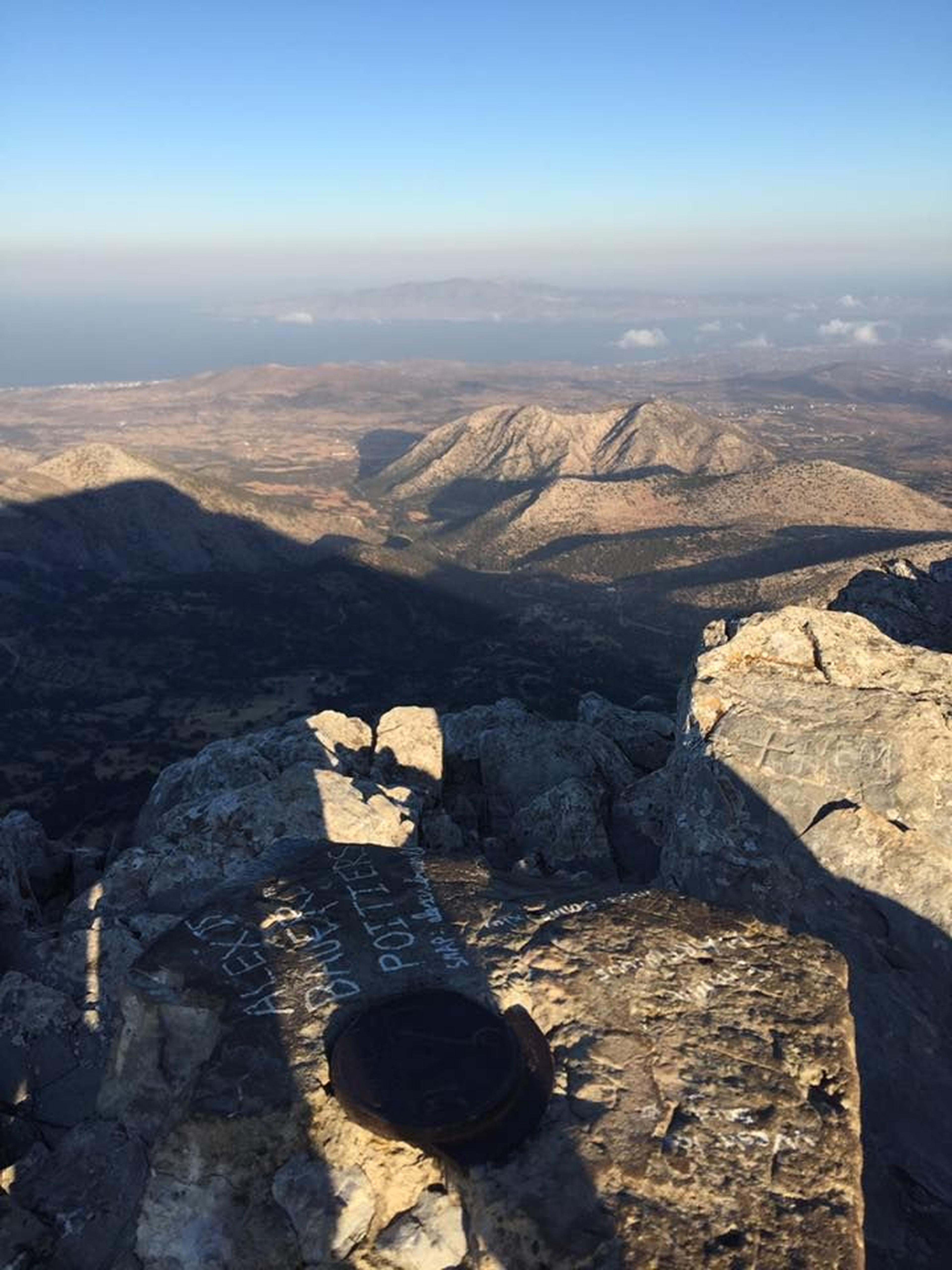 Monte zeus Naxos Grecia