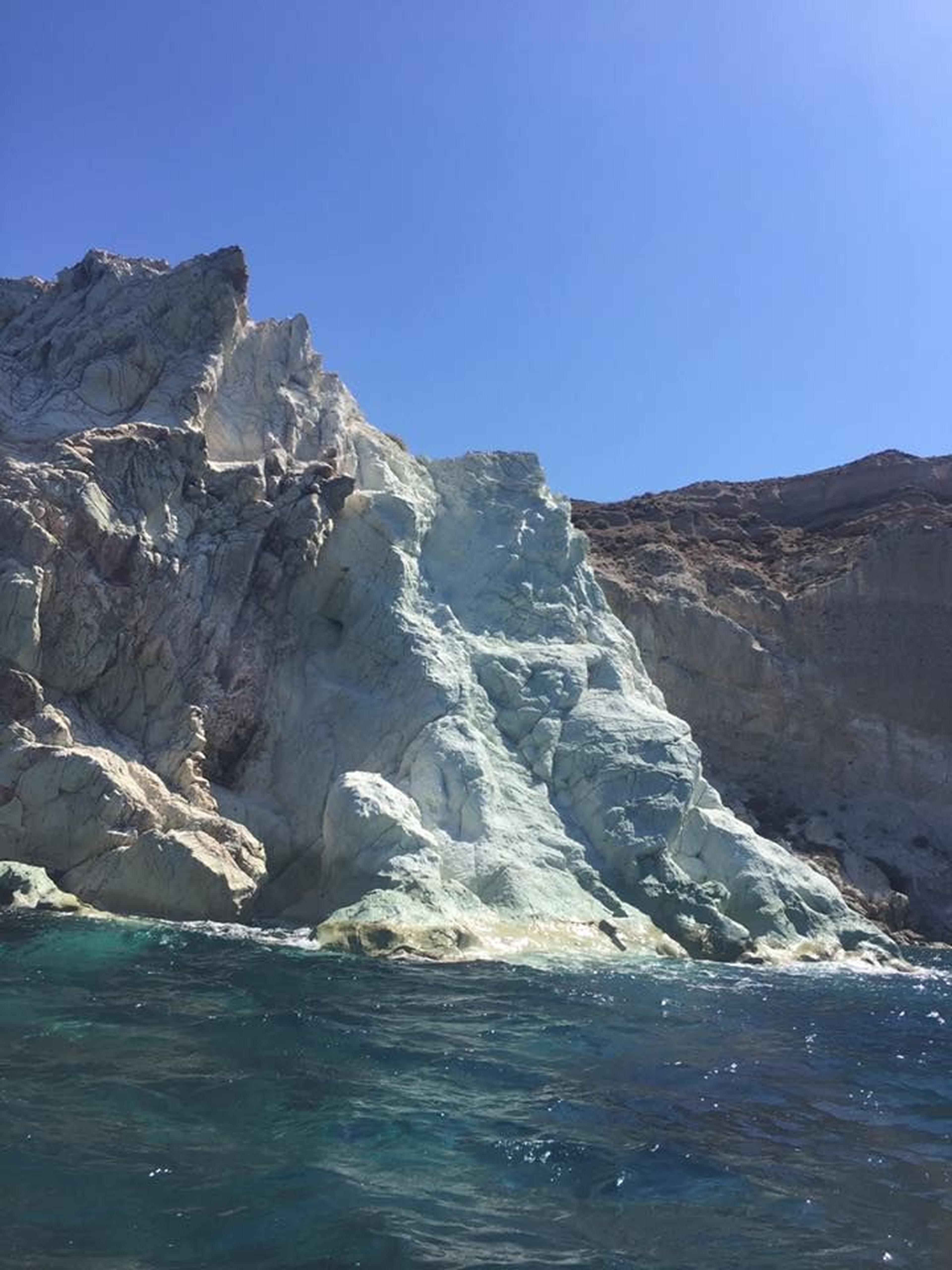 White rocks santorini